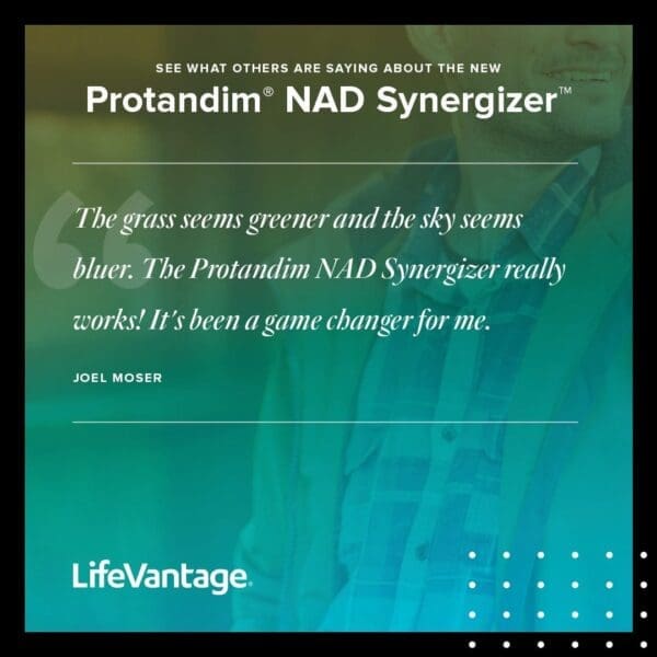 Protandim NAD Synergizer Testimonial Joel Moser 1080x1080