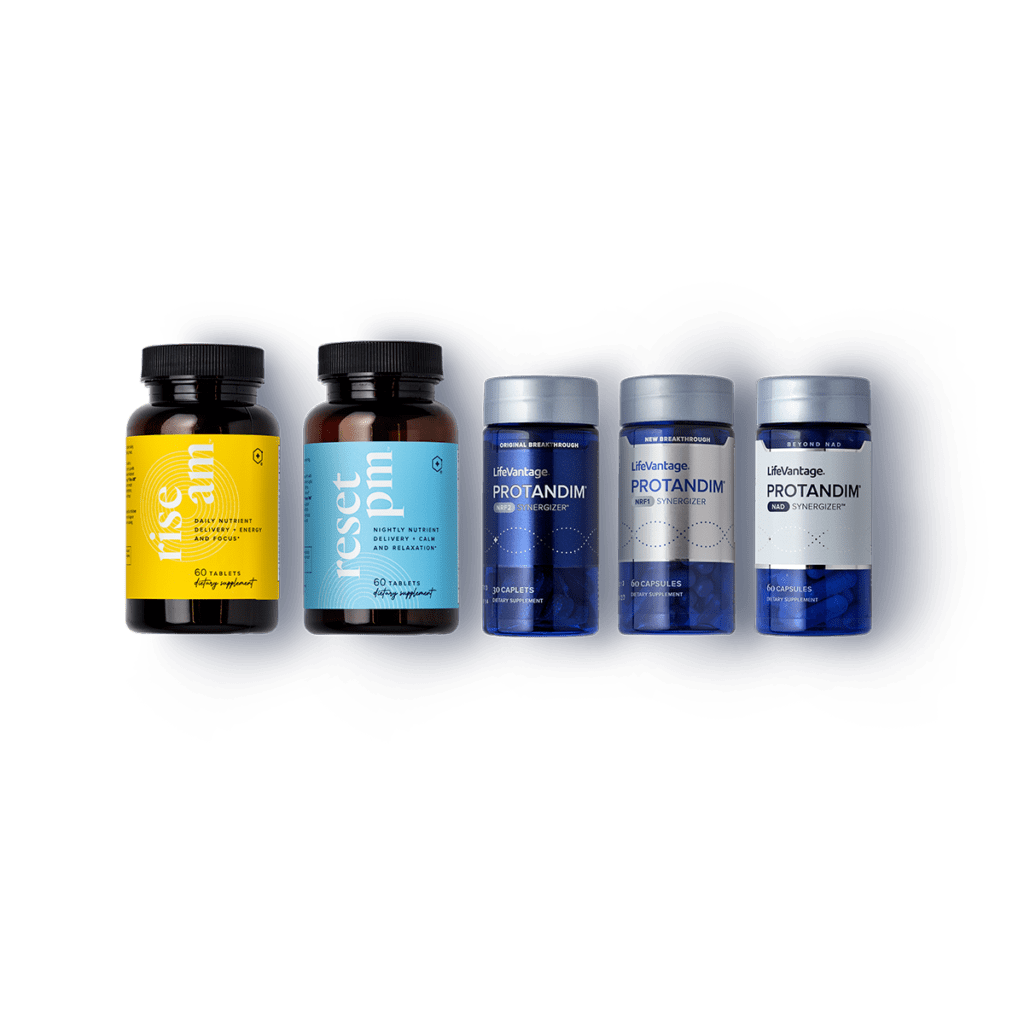 Suplementos saludables para la longevidad 2 LifeVantage Total Essentials Pila de Nutrientes