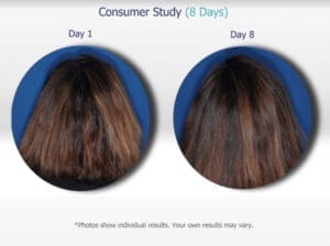 Transforme su rutina con el cuidado capilar Truescience para obtener resultados sorprendentes 4 Resultados del sistema LifeVantage Hair Care estudio de consumidores 2