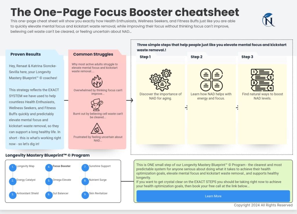 005 Longevity Mastery Bluprint cheatsheets 4