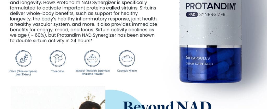 NAD Supplement Supports a Healthy Vascular System, Energy Supplements, and Focus Vitamins, NAD Supplements for Cellular Waste and Overall Health description 5