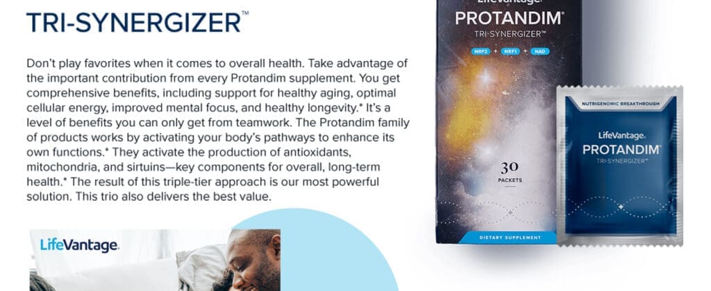 Protandim Tri Synergizer LifeVantage descrizione 5