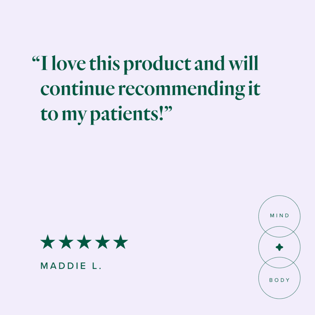 Best Mindbody Glp-1 Activation 29 MB Testimonial Maddie L