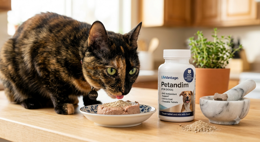 LifeVantage Petandim voor honden en katten – Nrf2-antioxidant en ondersteuning van de gewrichten